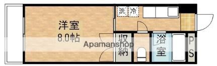 岡山県岡山市北区富田町1丁目 西川緑道公園駅 1K マンション 賃貸物件詳細
