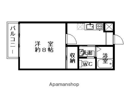 岡山県岡山市北区奥田1丁目 清輝橋駅 1K アパート 賃貸物件詳細