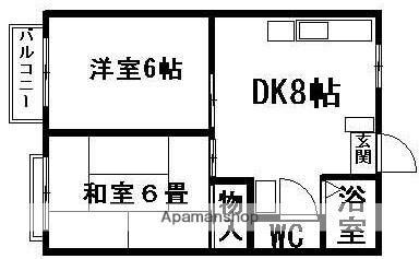 岡山県岡山市北区辰巳 備前西市駅 2DK アパート 賃貸物件詳細