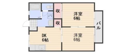 岡山県岡山市南区芳泉4丁目 2DK アパート 賃貸物件詳細