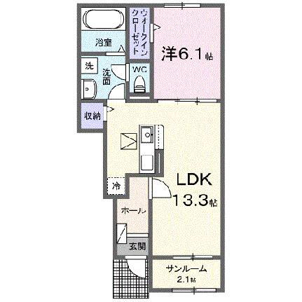 コモドカーサ　ＩＩＩ 1階 1LDK 賃貸物件詳細