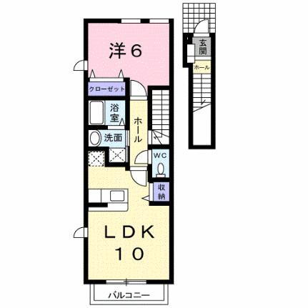 岡山県倉敷市徳芳 中庄駅 1LDK アパート 賃貸物件詳細