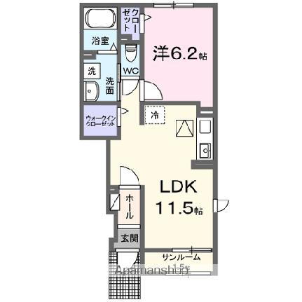 岡山県倉敷市玉島乙島 新倉敷駅 1LDK アパート 賃貸物件詳細