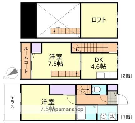 岡山県倉敷市四十瀬 西富井駅 2K 一戸建て 賃貸物件詳細