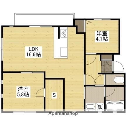 広島県福山市新涯町1丁目 福山駅 2SLDK アパート 賃貸物件詳細