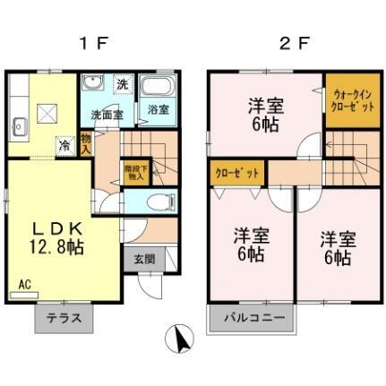 セジュールプランタン　Ｃ棟 3LDK 賃貸物件詳細