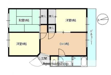 広島県広島市安佐南区安東2丁目 安東駅 3DK マンション 賃貸物件詳細