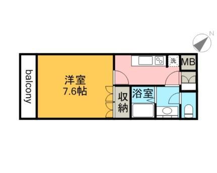 Ｗｅｓｔ　Ｓｉｄｅ　Ｃｏｕｒｔ 1階 1K 賃貸物件詳細
