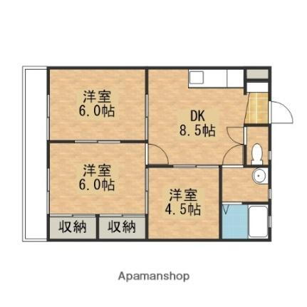 広島県安芸郡海田町南本町 海田市駅 3DK マンション 賃貸物件詳細