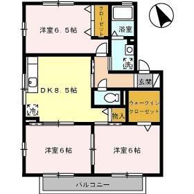 広島県安芸郡府中町石井城2丁目 矢賀駅 3DK アパート 賃貸物件詳細