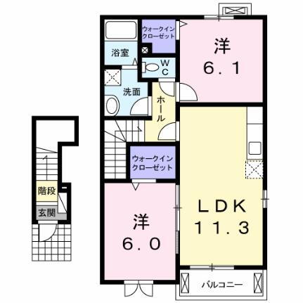 広島県広島市安芸区畑賀3丁目 海田市駅 2LDK アパート 賃貸物件詳細