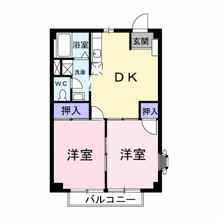 広島県安芸郡海田町東1丁目 海田市駅 2DK アパート 賃貸物件詳細