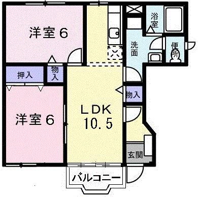 広島県広島市安芸区矢野東6丁目 矢野駅 2LDK アパート 賃貸物件詳細