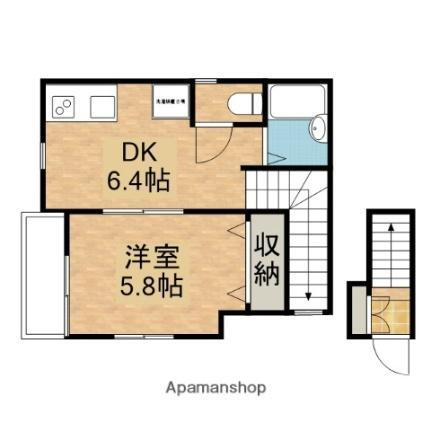 広島県広島市安芸区船越3丁目 海田市駅 1DK アパート 賃貸物件詳細