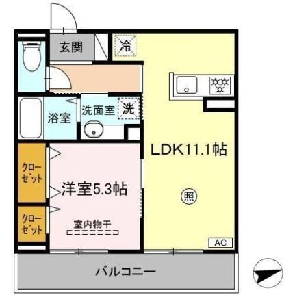 ＬＵＣＥ船越 3階 1LDK 賃貸物件詳細
