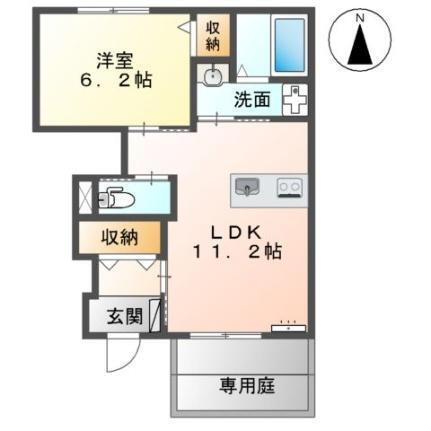 アムール　カスガ　ＩＩ 1階 1LDK 賃貸物件詳細
