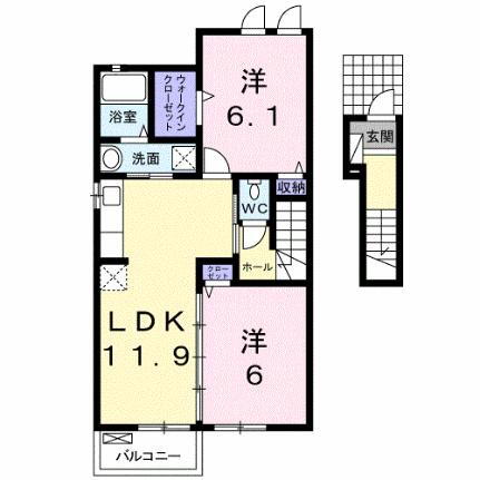 香川県高松市高松町 屋島駅 2LDK アパート 賃貸物件詳細