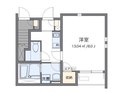 香川県高松市多賀町3丁目 花園駅 1K アパート 賃貸物件詳細