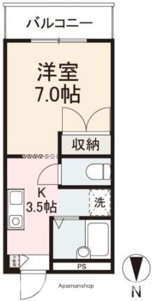 香川県高松市昭和町1丁目 昭和町駅 1K マンション 賃貸物件詳細