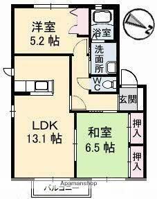 香川県高松市牟礼町牟礼 六万寺駅 2LDK アパート 賃貸物件詳細