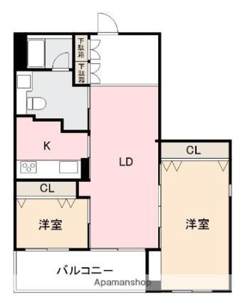 香川県高松市上天神町 伏石駅 2LDK アパート 賃貸物件詳細