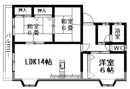 愛媛県松山市余戸西1丁目 余戸駅 3LDK アパート 賃貸物件詳細