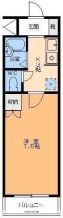 コーポＮＫ 4階 1K 賃貸物件詳細