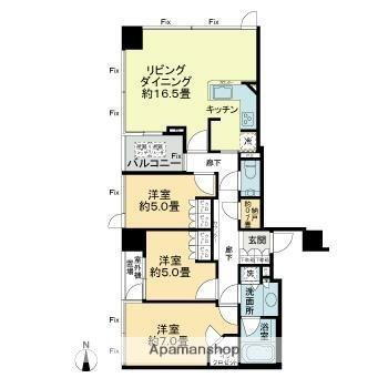 愛媛県松山市三番町5丁目 松山市駅駅 3LDK マンション 賃貸物件詳細