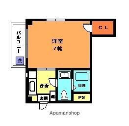 愛媛県松山市土橋町 土橋駅 1K マンション 賃貸物件詳細