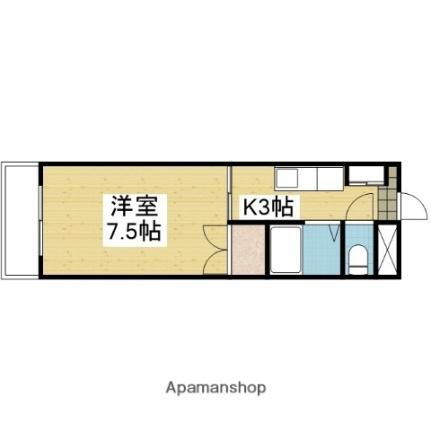 愛媛県松山市朝日ケ丘2丁目 衣山駅 1K マンション 賃貸物件詳細