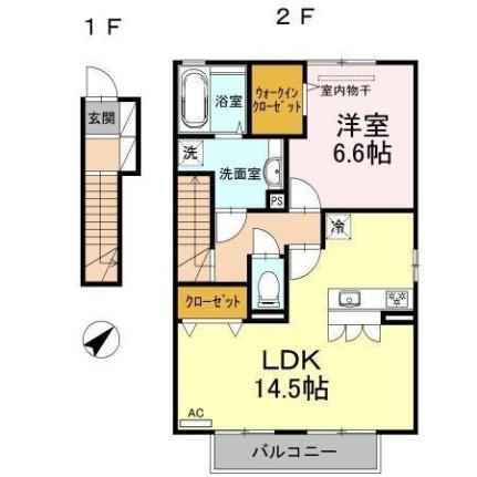 愛媛県東温市志津川 愛大医学部南口駅 1LDK アパート 賃貸物件詳細