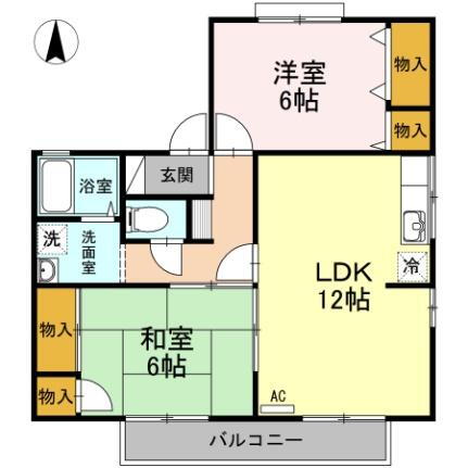 愛媛県松山市鷹子町 鷹ノ子駅 2LDK アパート 賃貸物件詳細