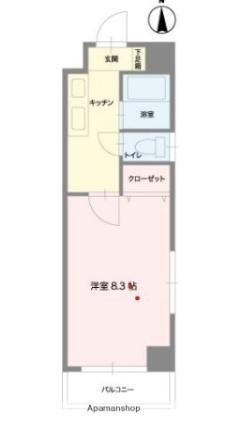 愛媛県松山市味酒町2丁目 宮田町駅 1K マンション 賃貸物件詳細