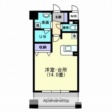愛媛県松山市二番町1丁目 勝山町駅 ワンルーム マンション 賃貸物件詳細