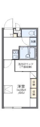 愛媛県東温市志津川 横河原駅 1K アパート 賃貸物件詳細