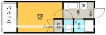 ハイツ松尾 3階 1K 賃貸物件詳細
