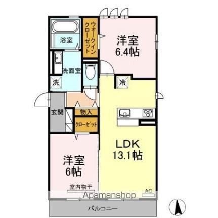 福岡県糟屋郡粕屋町大字阿惠 柚須駅 2LDK アパート 賃貸物件詳細
