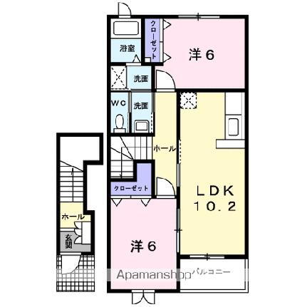 福岡県糟屋郡志免町志免2丁目 福岡空港駅 2LDK アパート 賃貸物件詳細