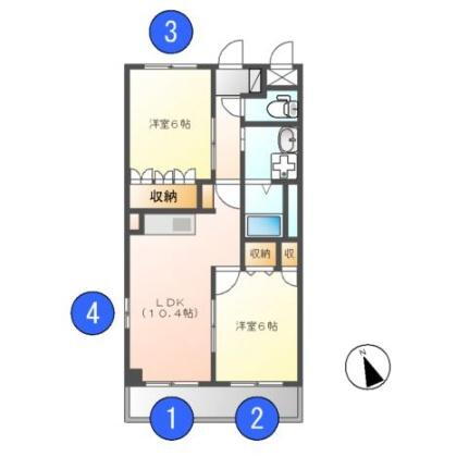 宮崎県児湯郡高鍋町大字北高鍋 高鍋駅 2LDK アパート 賃貸物件詳細