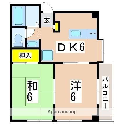 鹿児島県鹿児島市田上1丁目 神田（交通局前）駅 2LDK マンション 賃貸物件詳細