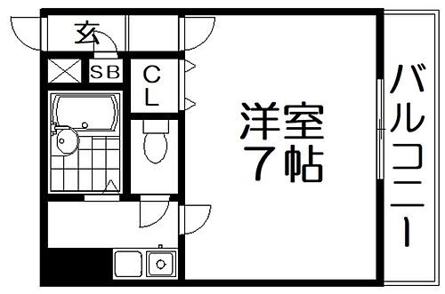 大阪府枚方市東田宮1丁目 枚方市駅 1K マンション 賃貸物件詳細