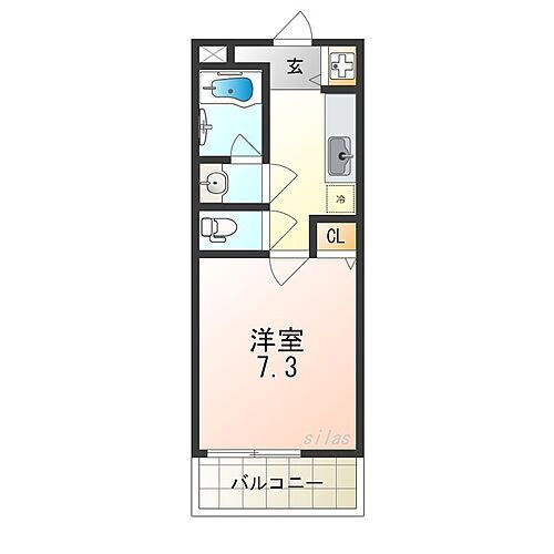 大阪府八尾市末広町3丁目 久宝寺口駅 1K アパート 賃貸物件詳細