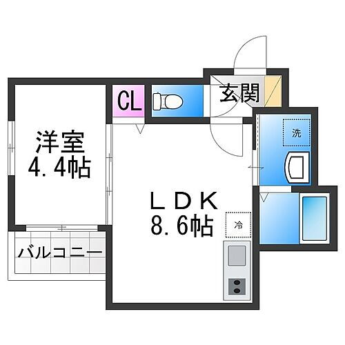 大阪府大阪市西成区南津守7丁目 北加賀屋駅 1LDK アパート 賃貸物件詳細