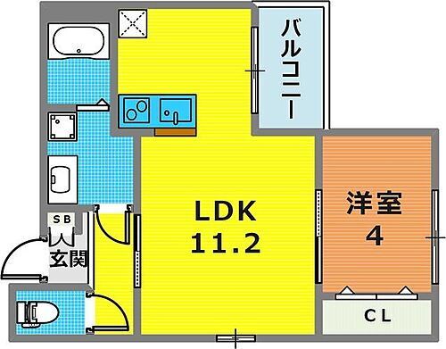 花の木　北青木 3階 1LDK 賃貸物件詳細