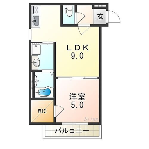 フジパレス弥刀駅東 2階 1LDK 賃貸物件詳細