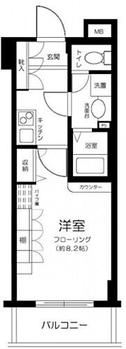 東京都港区海岸3丁目 芝浦ふ頭駅 1K マンション 賃貸物件詳細