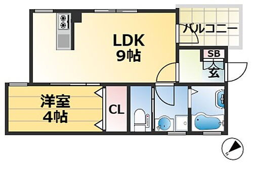兵庫県神戸市兵庫区下祇園町 大倉山駅 1LDK アパート 賃貸物件詳細
