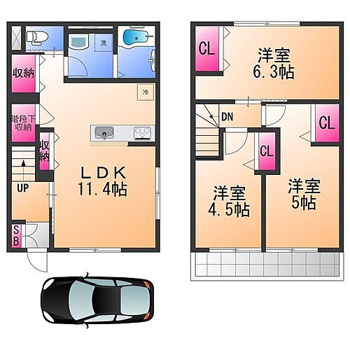 Ａｇｉａｔｏ　Ｖｉｌｌａ　Ａ 3LDK 賃貸物件詳細