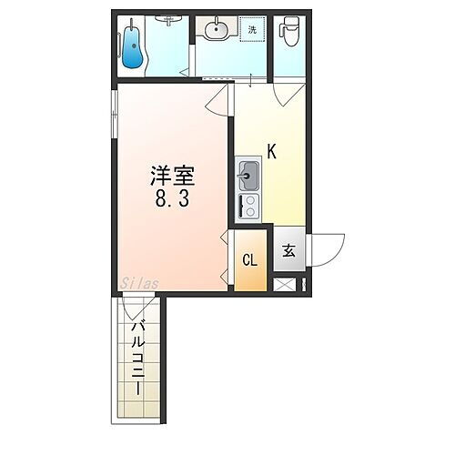 大阪府門真市小路町 西三荘駅 1K アパート 賃貸物件詳細
