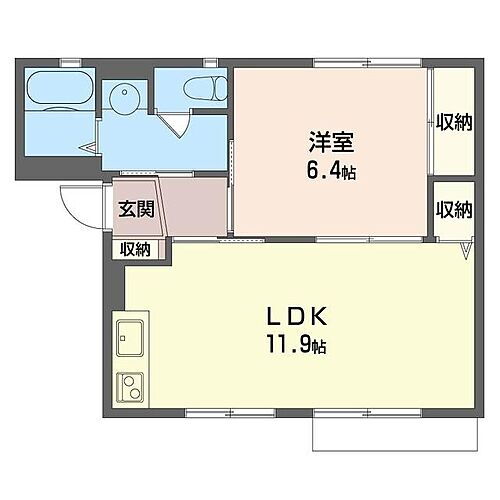 神奈川県厚木市上依知500-1 本厚木駅 1LDK アパート 賃貸物件詳細